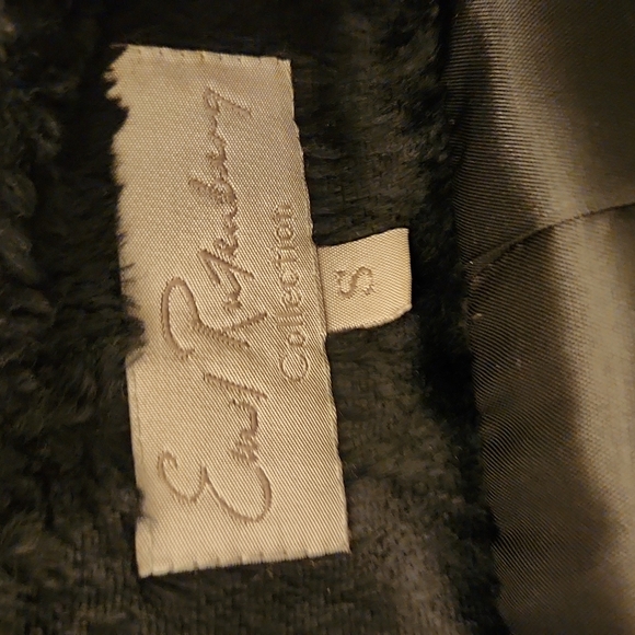 Vintage Faux Fur Cropped Jacket by Emil Rutenberg Size S - Picture 8 of 9